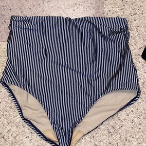 High waisted swim bottoms